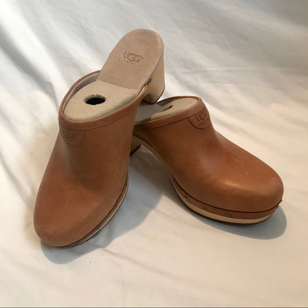 UGG Leather Clogs
